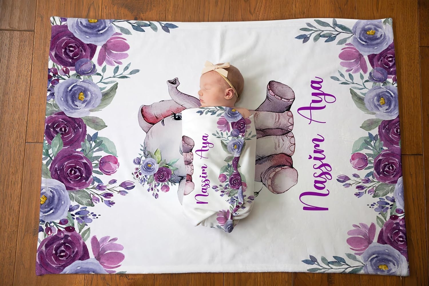 image:imageNAZENTI Baby Boy Blanket Custom Name Boy Blanket Personalized Animal Blanket Baby Name Blanket Baby Boy Blanket Mothers Day Birthday Gifts 30x40 50x60 60x80 InchesMulti 11