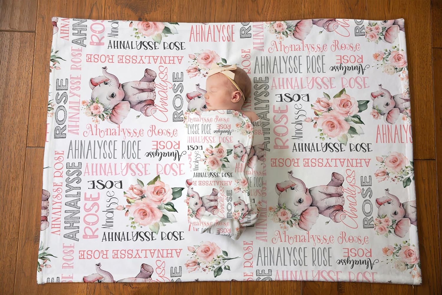 image:imageNAZENTI Baby Boy Blanket Custom Name Boy Blanket Personalized Animal Blanket Baby Name Blanket Baby Boy Blanket Mothers Day Birthday Gifts 30x40 50x60 60x80 InchesMulti 03