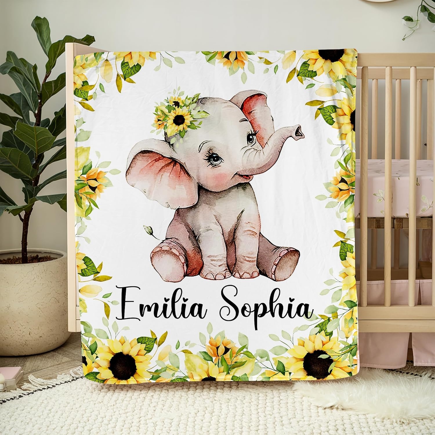 image:imageNAZENTI Baby Boy Blanket Custom Name Boy Blanket Personalized Animal Blanket Baby Name Blanket Baby Boy Blanket Mothers Day Birthday Gifts 30x40 50x60 60x80 InchesMulti 07