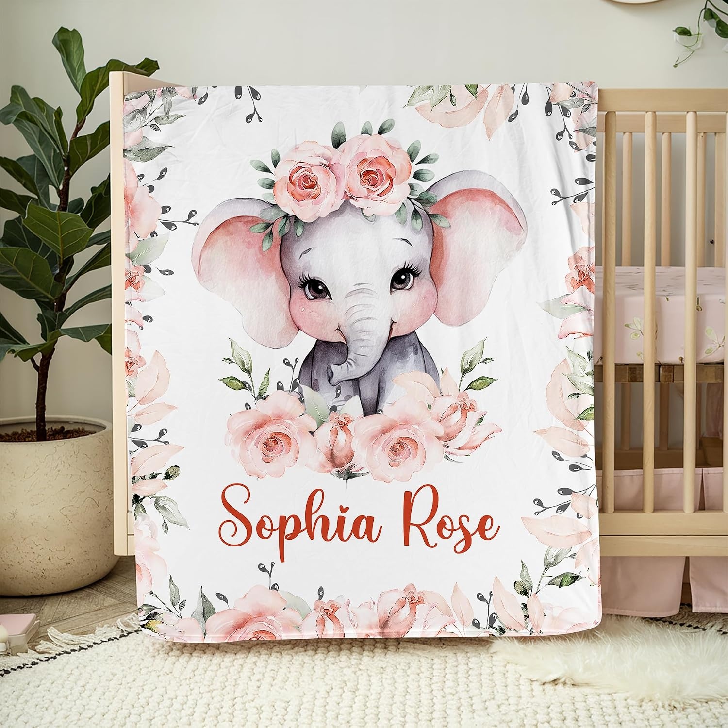 image:imageNAZENTI Baby Boy Blanket Custom Name Boy Blanket Personalized Animal Blanket Baby Name Blanket Baby Boy Blanket Mothers Day Birthday Gifts 30x40 50x60 60x80 InchesMulti 02