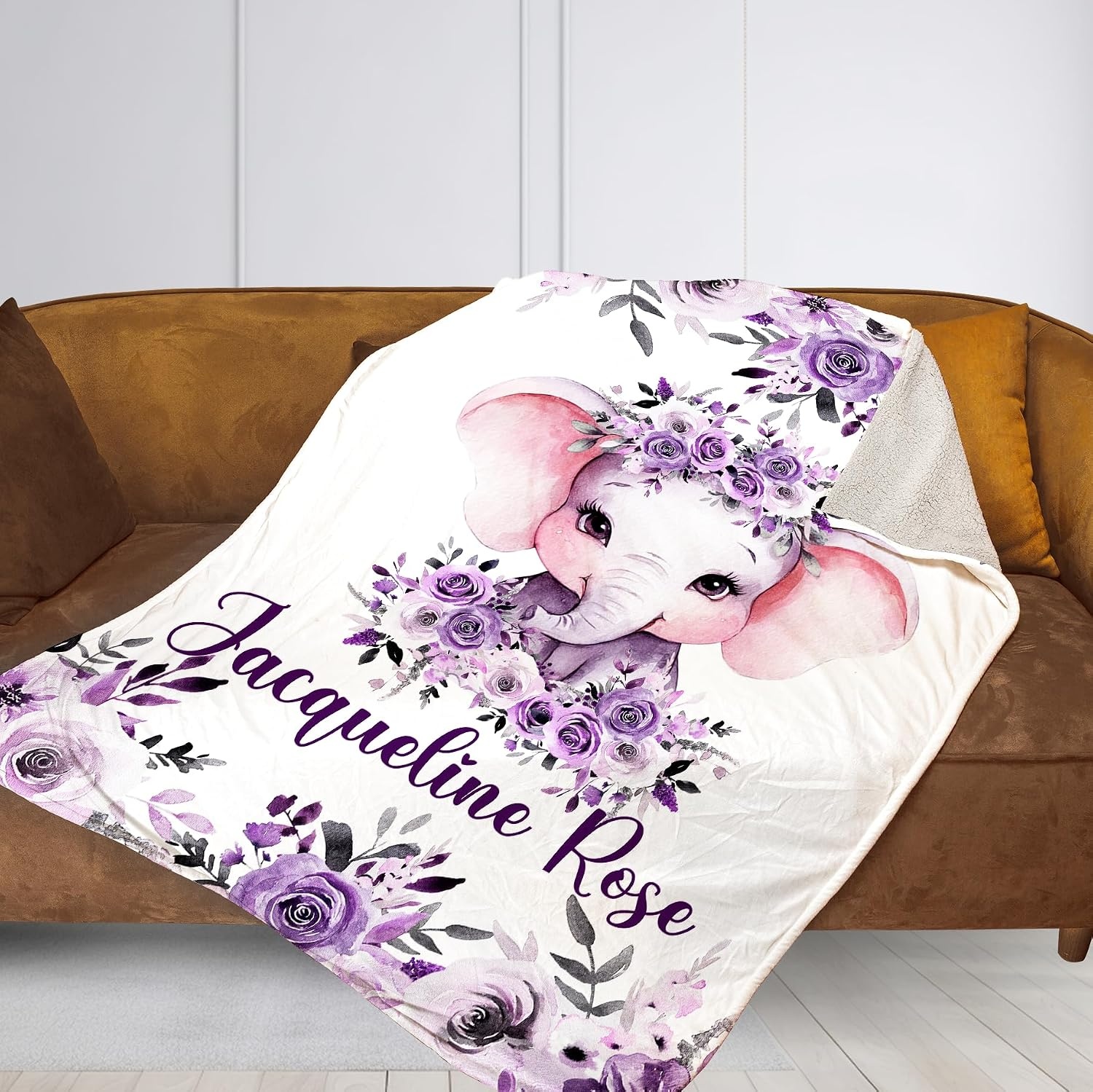 image:imageNAZENTI Baby Boy Blanket Custom Name Boy Blanket Personalized Animal Blanket Baby Name Blanket Baby Boy Blanket Mothers Day Birthday Gifts 30x40 50x60 60x80 InchesMulti 04