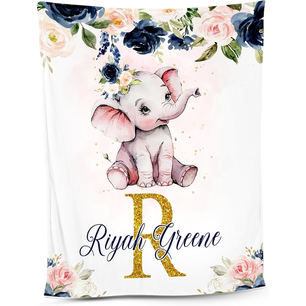 image:imageNAZENTI Baby Boy Blanket Custom Name Boy Blanket Personalized Animal Blanket Baby Name Blanket Baby Boy Blanket Mothers Day Birthday Gifts 30x40 50x60 60x80 InchesMulti 08