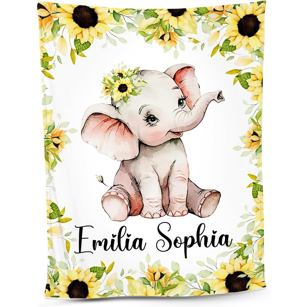 image:imageNAZENTI Baby Boy Blanket Custom Name Boy Blanket Personalized Animal Blanket Baby Name Blanket Baby Boy Blanket Mothers Day Birthday Gifts 30x40 50x60 60x80 InchesMulti 07