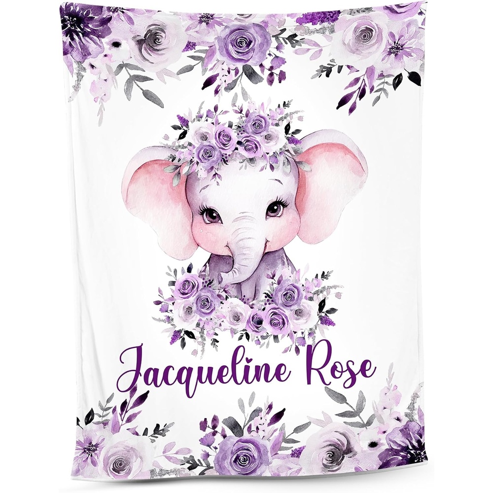 image:imageNAZENTI Baby Boy Blanket Custom Name Boy Blanket Personalized Animal Blanket Baby Name Blanket Baby Boy Blanket Mothers Day Birthday Gifts 30x40 50x60 60x80 InchesMulti 04