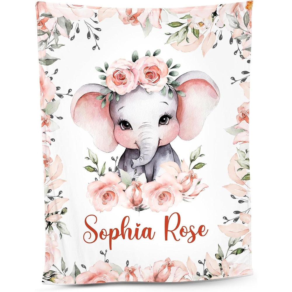 image:imageNAZENTI Baby Boy Blanket Custom Name Boy Blanket Personalized Animal Blanket Baby Name Blanket Baby Boy Blanket Mothers Day Birthday Gifts 30x40 50x60 60x80 InchesMulti 02