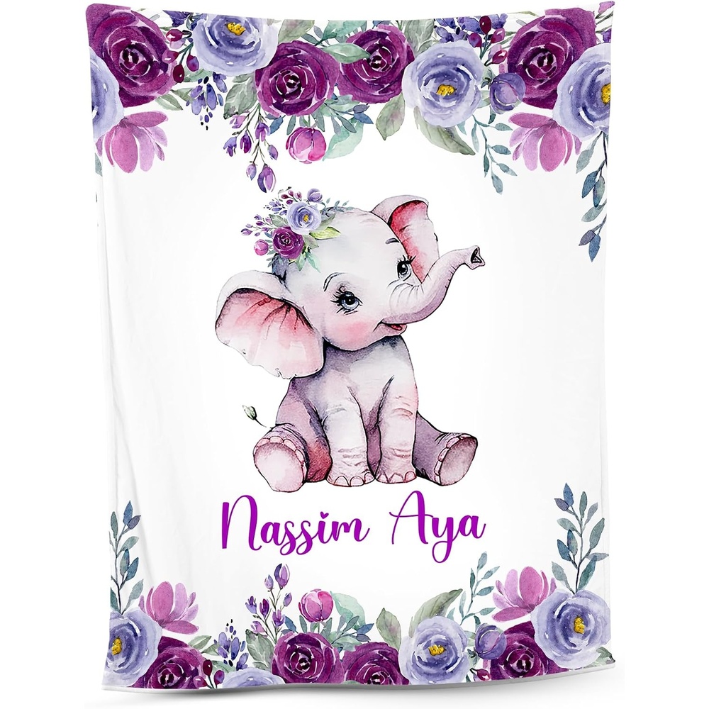image:imageNAZENTI Baby Boy Blanket Custom Name Boy Blanket Personalized Animal Blanket Baby Name Blanket Baby Boy Blanket Mothers Day Birthday Gifts 30x40 50x60 60x80 InchesMulti 11