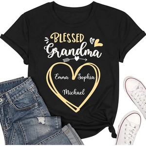 Personalized Grandma Shirt – Floral Shirt for Mom, Tshirt with Nickname and Kid’s Name, Grandma Flower Shirt, Mom Shirt, Women Shirt, Nana Mimi Shirt, for Birthday, Mother’s Day